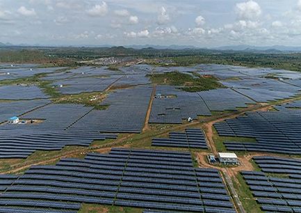 Utility-scale solar capacity installed in India at 2.38 GW in Q1